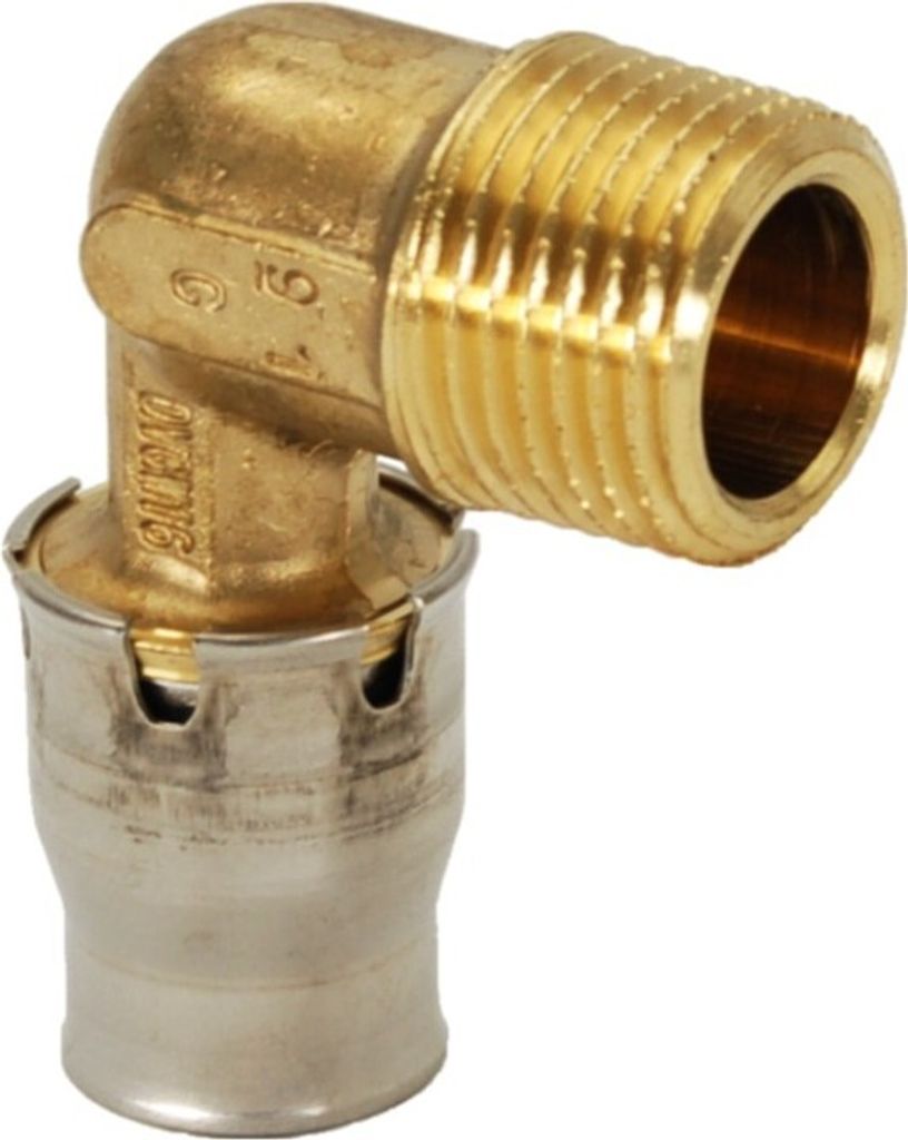 Fränkische Alpex Plus Übergangswinkel mit AG 16 mm - 1/2" AG