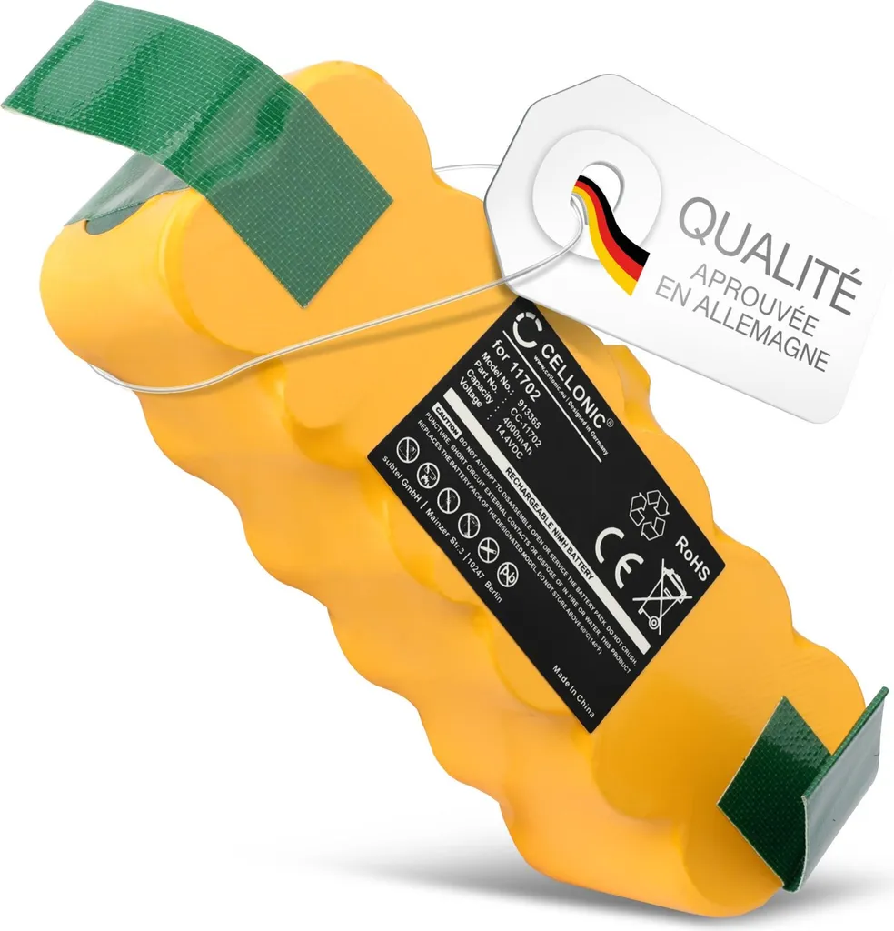Réparer Roomba 505 : Batterie 4000mAh 14.4V compatible Klarstein R290