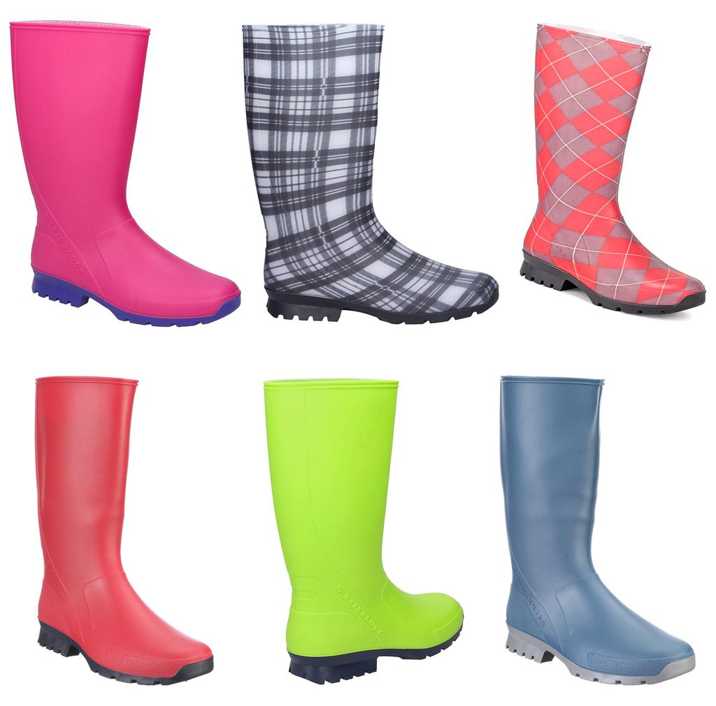Gummistiefel Mareike, Farbe:rot/grau kariert, Größe:38 Produktbild 
