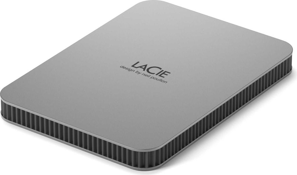 LaCie Mobile Drive           2TB Moon Silver USB 3.2 Type C Produktbild 