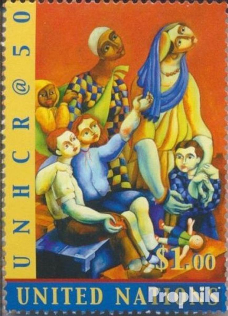 Briefmarken UNO - New York 2000 Mi 855 (kompl.Ausg.) gestempelt Flüchtlingskommissar
