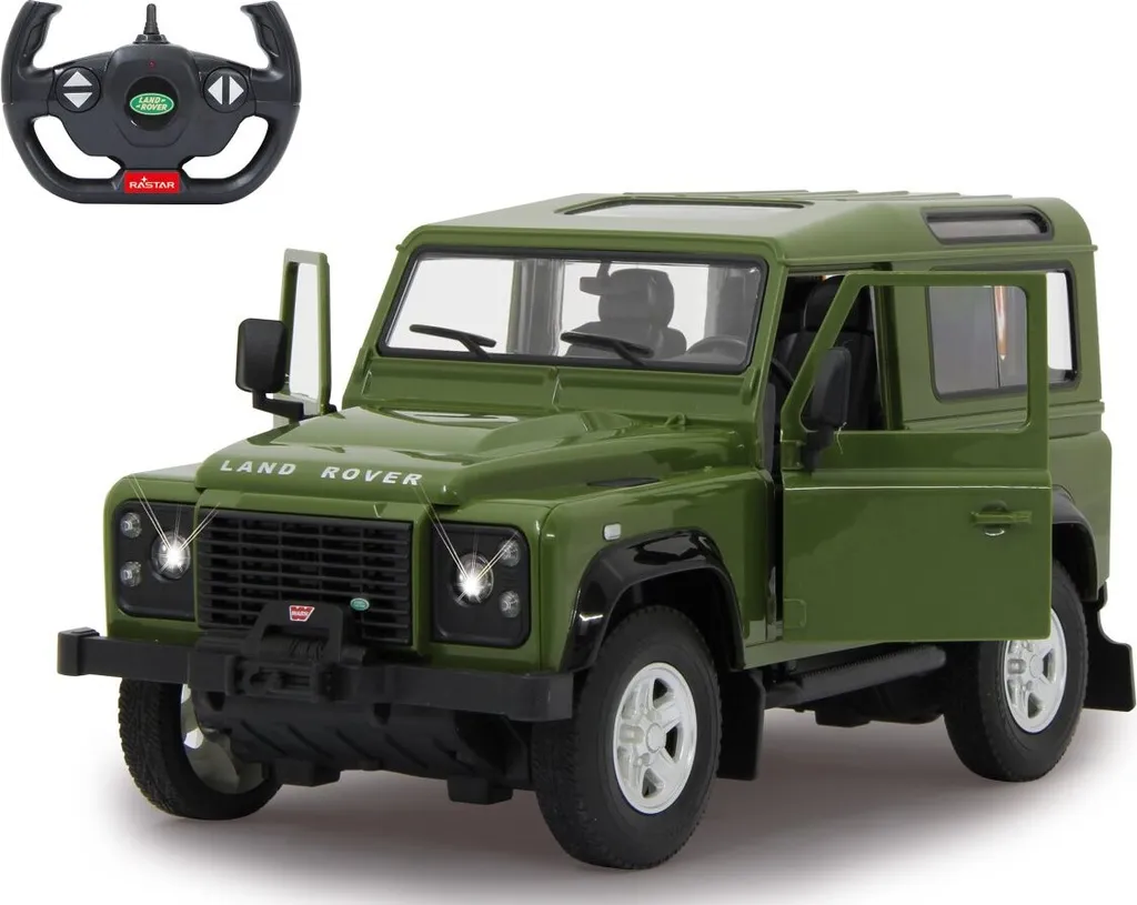 Jouet Land Rover Defender vert 1:14 - Idée cadeau voiture de pilotage