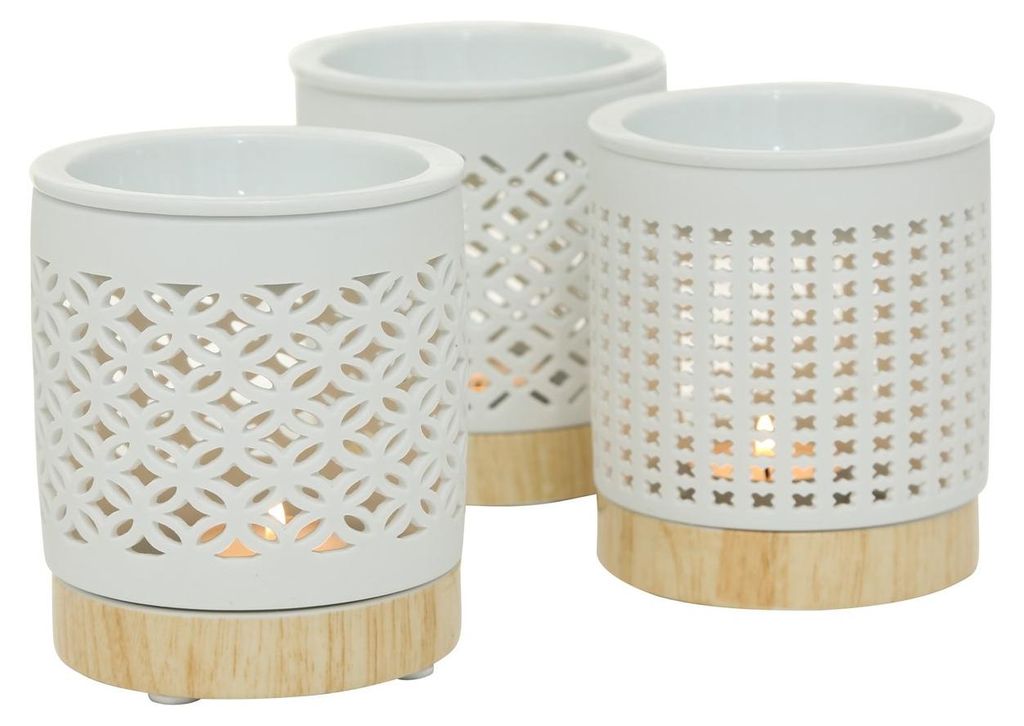 Duftstövchen Wymo weiß Porzellan  H.11 cm 3er Set Produktbild 