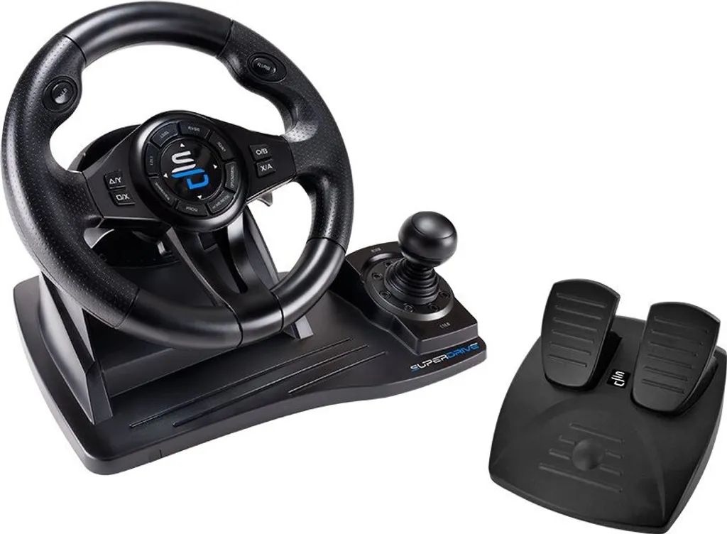Set Racing Superdrive GS550: Volante e Pedali Programmabili Multi-Piattaforma - 1