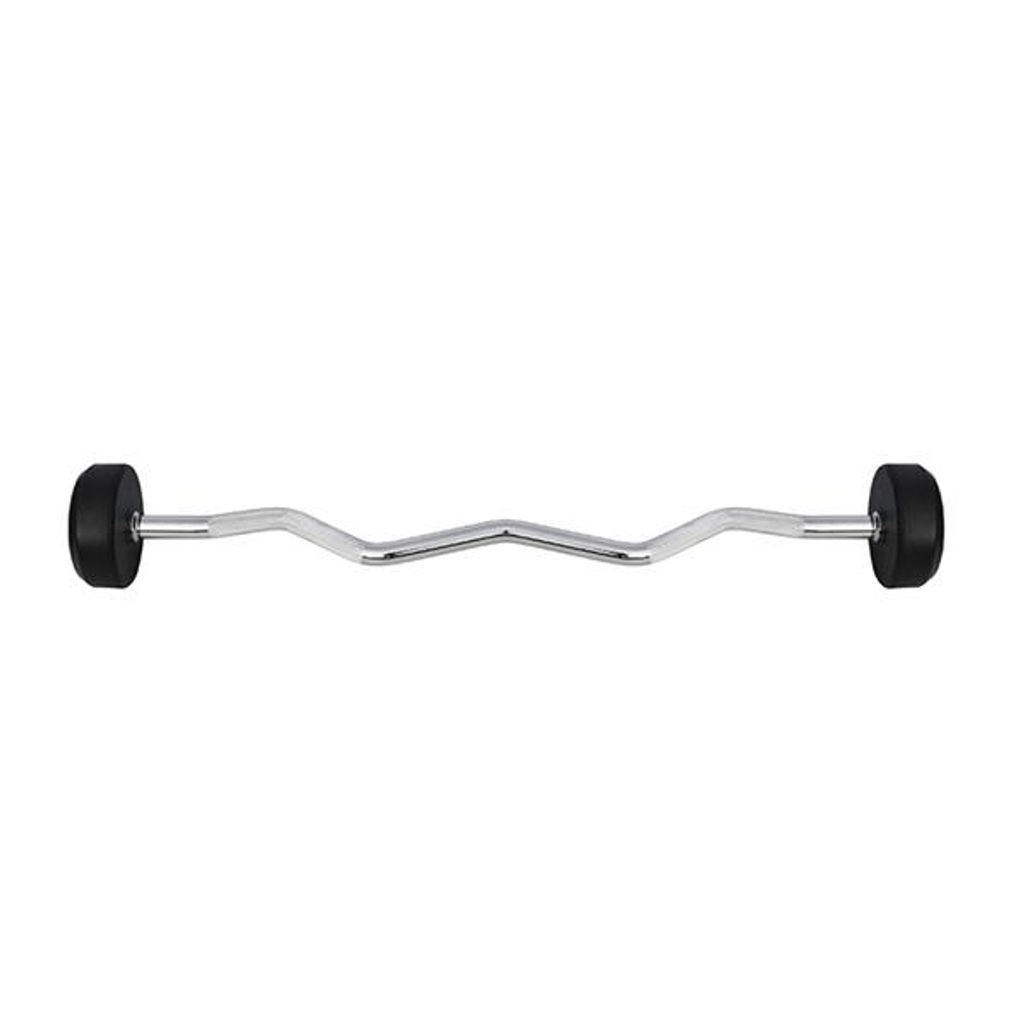 Sztanga/gryf stały gumowany łamany 25 kg hms gsl25 Produktbild 