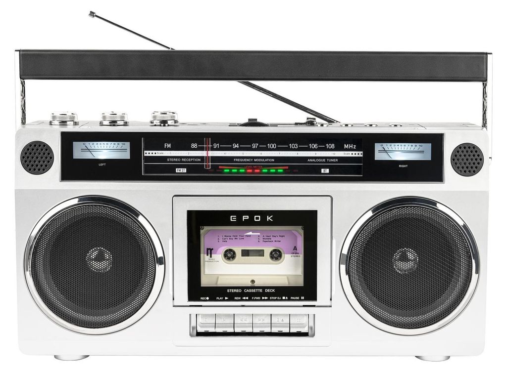 Bigben Blaster Portable Retro Cassette Player Fm Radio 15w Produktbild 