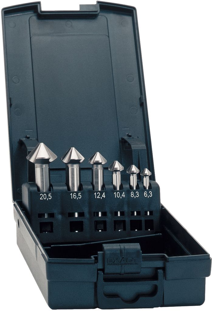 Exact Kegelsenker Advanced DIN335 HSSE 90Grad CBN-geschliffen Form C 6,3-20,5mm