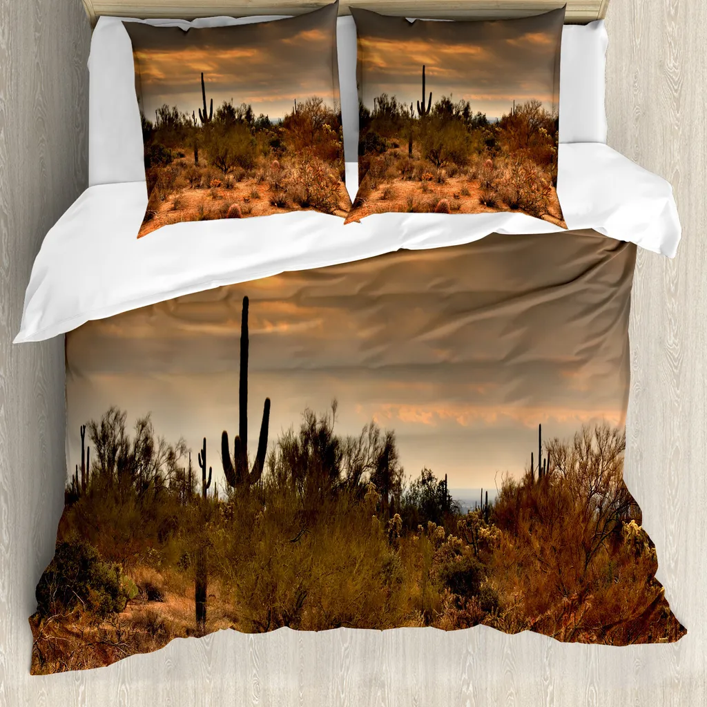 Copripiumino Antiacaro per Allergici ABAKUHAUS 200x200 Saguaro