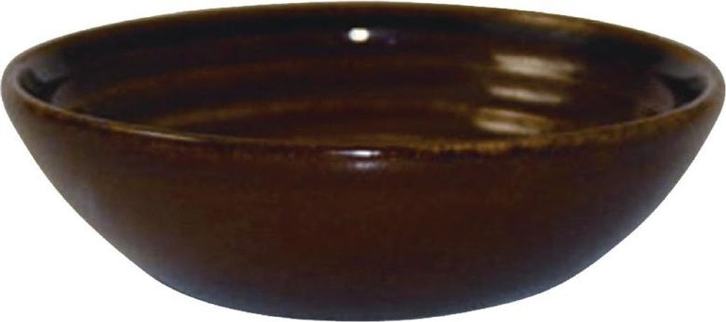 CHURCHILL Bit On The Side Ripple Schale, Inhalt: 0,14 Liter, cinnamon