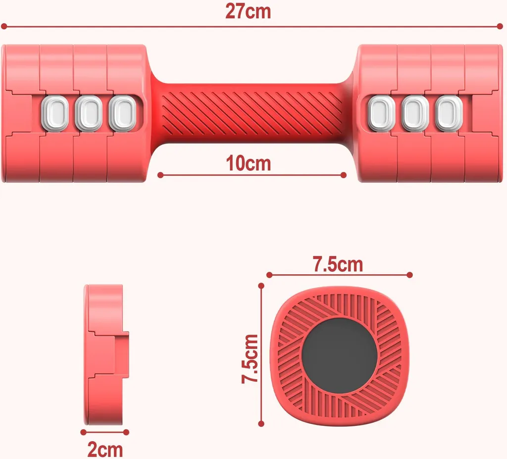 Haltères réglables 1-2,5 kg : gagnez de la place et sculptez vos bras