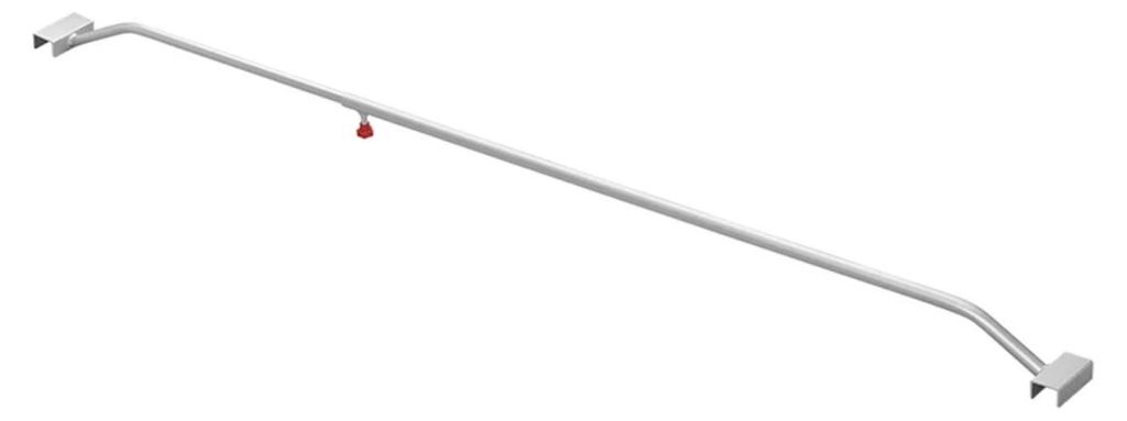 Držák plachty hliníkový nastavitelný 132-204 cm pro kryt Obrázek produktu 
