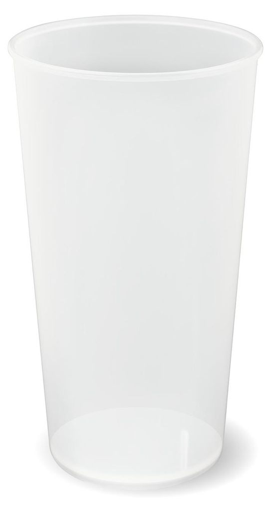 Schramm® Mehrweg Becher ca. 400ml matt transparent wählbar Produktbild 