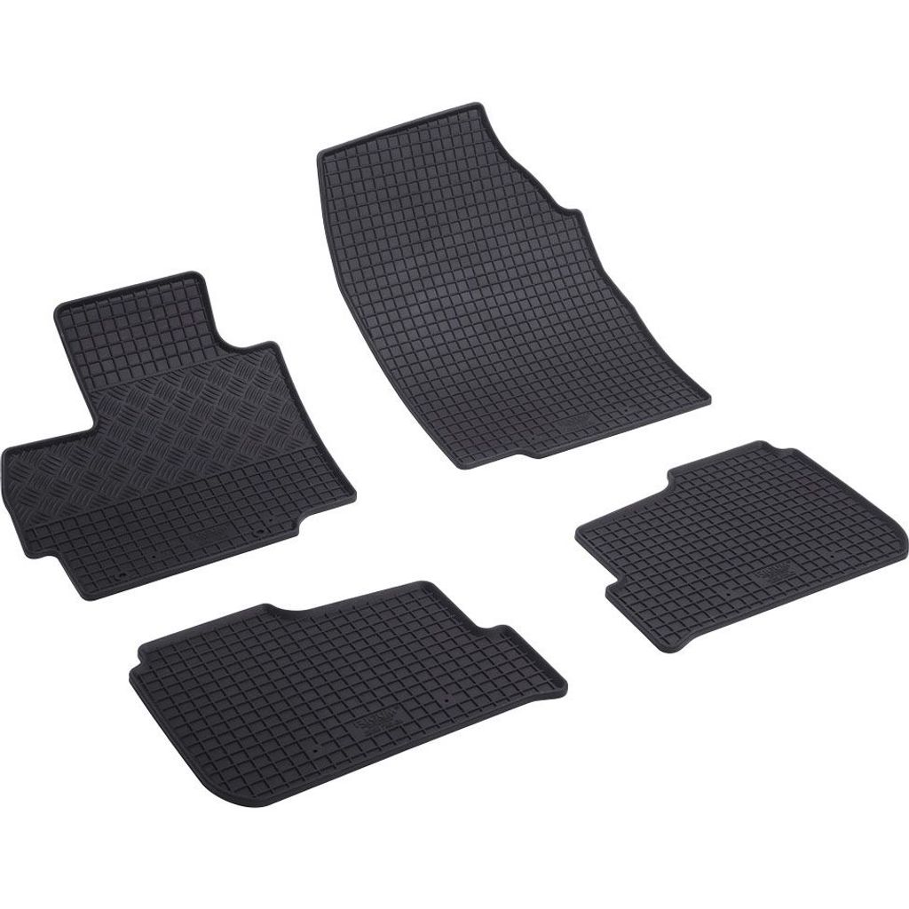 RIGUM Fußmatten Set Gummi für MITSUBISHI Mirage / Space Star Schrägheck (A0A) Vorne+Hinten