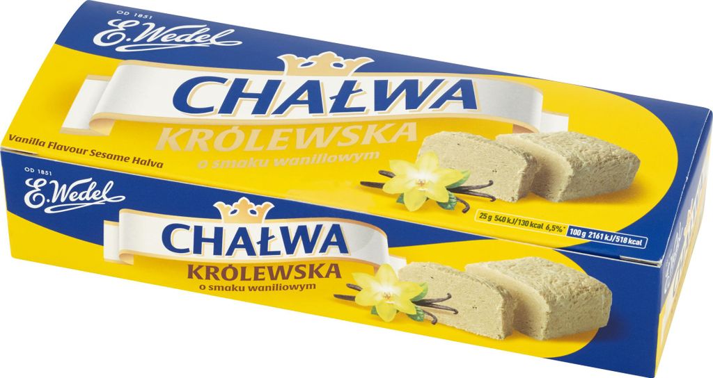 WED Chałwa sezamowa Waniliowa Król 250 g Zdjęcie produktu 