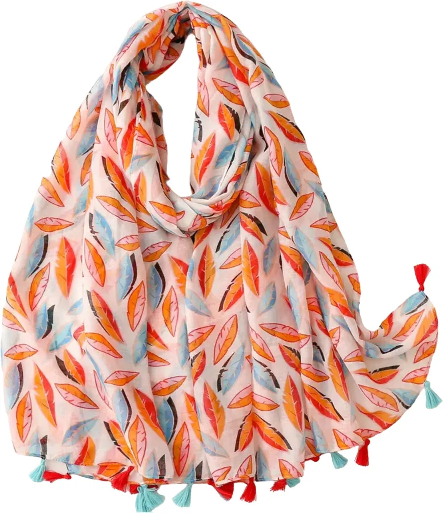 Must-Have Stagione: Foulard Penelope KP33935 Foglie Multicolore
