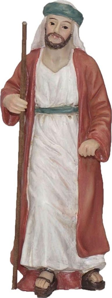 FADEDA Josef / Höhe:9 cm / handbemalt / detailgetreue Krippen Figuren - Weihnachten Tisch Dekoration Krippe Zubehör