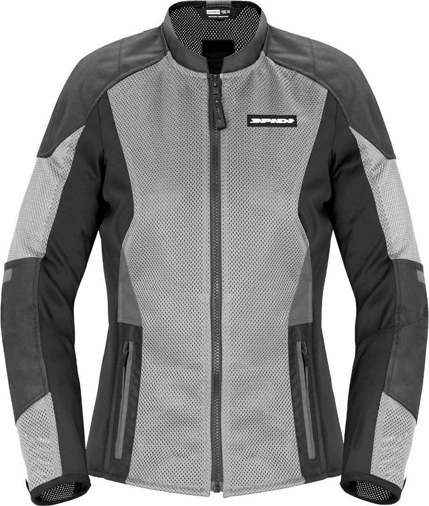 Spidi Super Net Damen Motorrad Textiljacke, grau, M