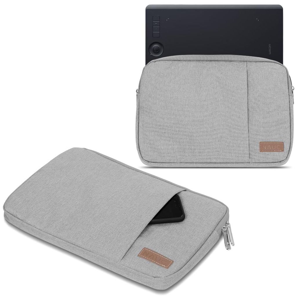 Wacom Intuos Pro S PTH-460 / M PTH-660 Hülle Tasche Grafiktablett SchutzhülleNotebook Sleeve Farbe:Grau;Tablet Modell für:Wacom Intuos Pro S
