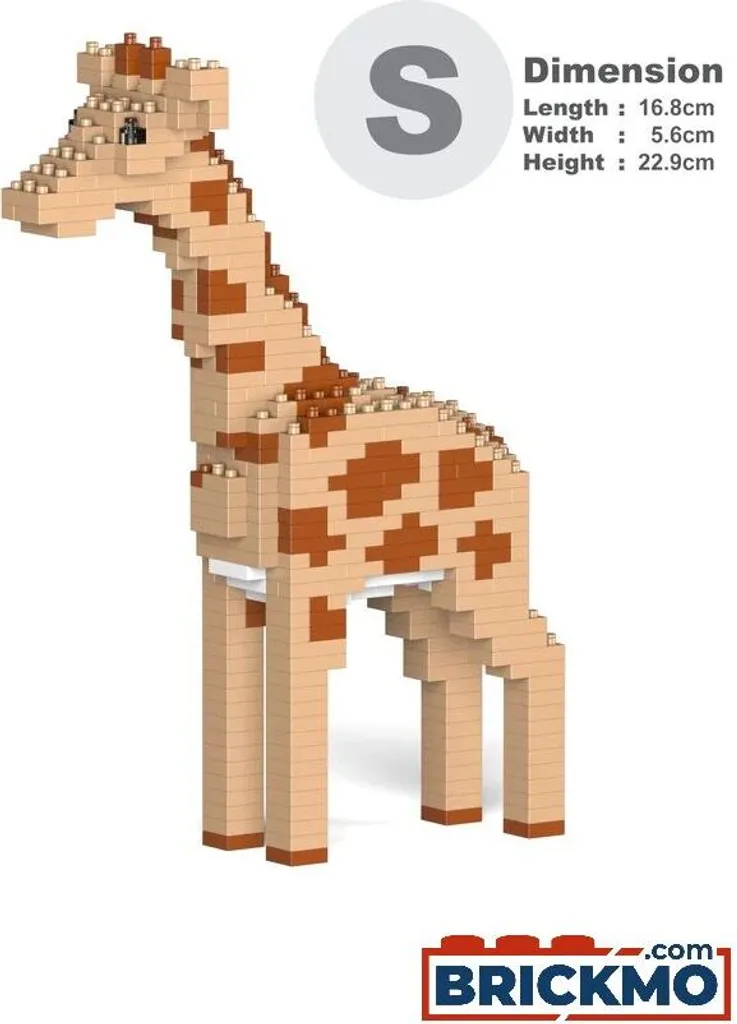 Jeu de construction Girafe JEKCA Bricks 02 ST19ML36 pour adultes et ados