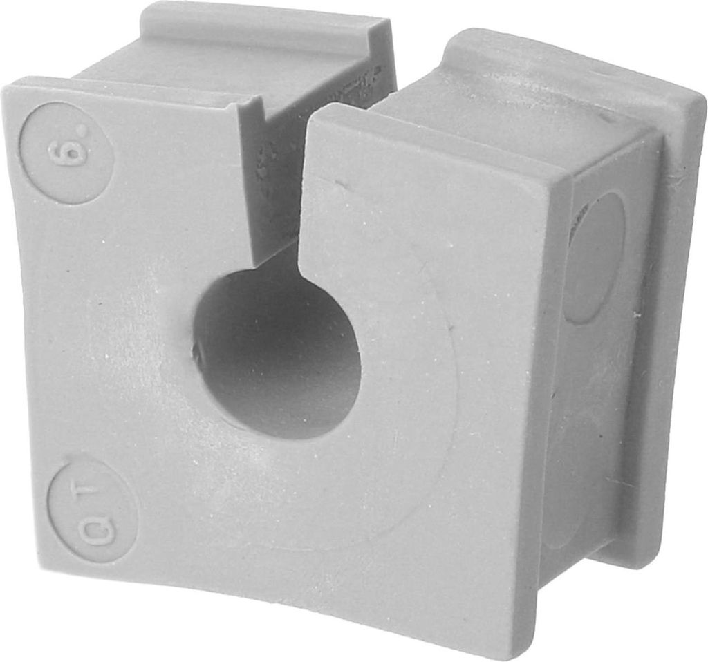 icotek Kabeltülle QT klein Klemmbereich 6,0mm - 7,0mm Temperaturbereich -40°C bis 90°C Farbe grau - 1 Stück