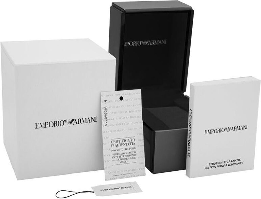 Emporio Armani AR11338 DIVER Uhr Herrenuhr Edelstahl silber Produktbild 11