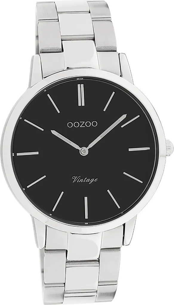 Oozoo orologio da donna in metallo orologio analogico al quarzo bracciale argento Serie Vintage D2UOC20031