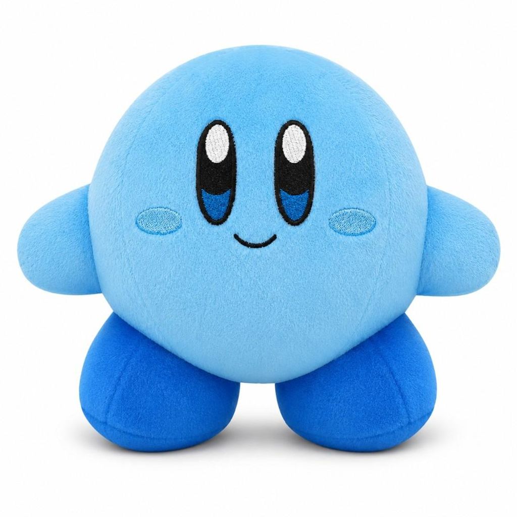 Wiztex Kirby, plyšová hračka, modrá – 20 cm, plyšový Kirby, Obrázok produktu 