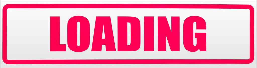 Kiwistar Loading Magnetschild Schild magnetisch - 60cm Neonpink - Magnetfolie für Auto PKW Kfz
