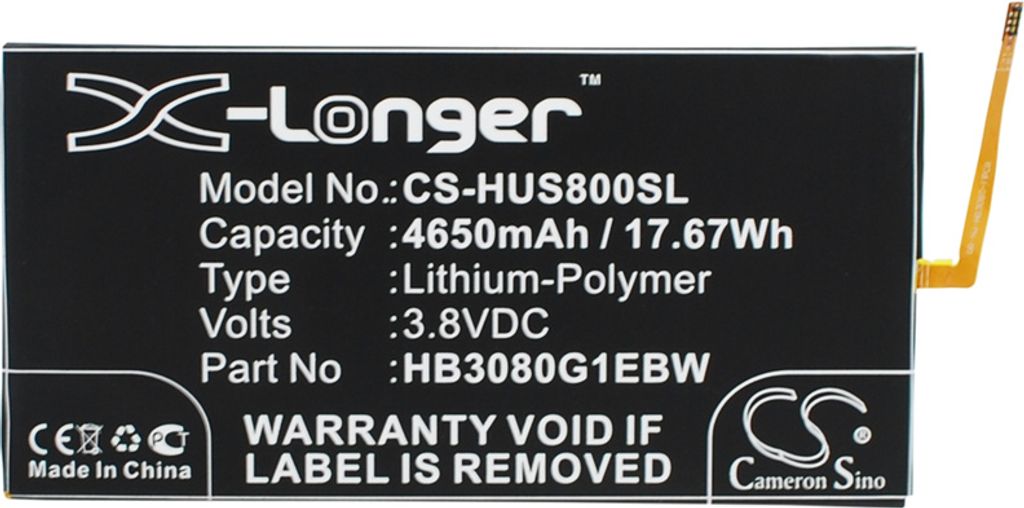 Akku für Huawei Mediapad T1 9.6 (equ.HB3080G1EBC) 4650mAh Li-pol