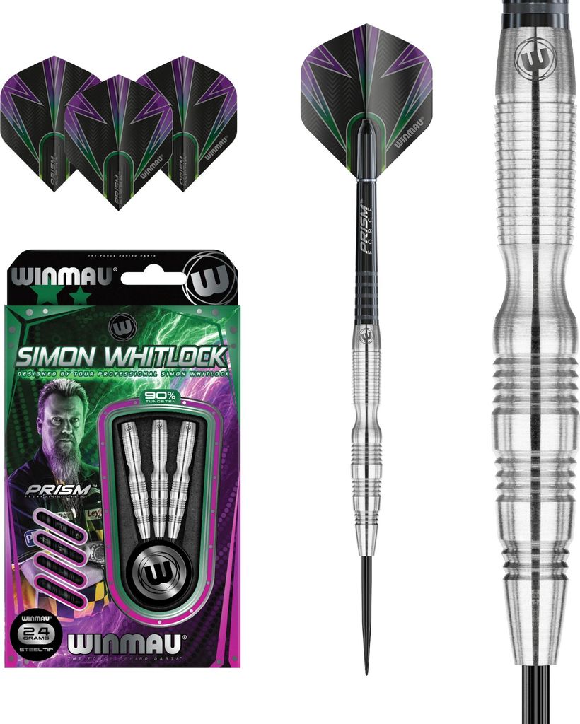 Steeldart Winmau S.Whitlock silver 1042 Produktbild 