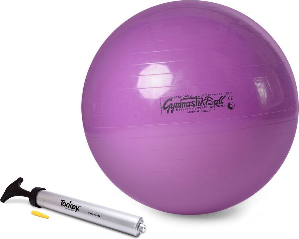 Original Pezzi Gymnastikball STANDARD m. Pezzi Pumpe - violett