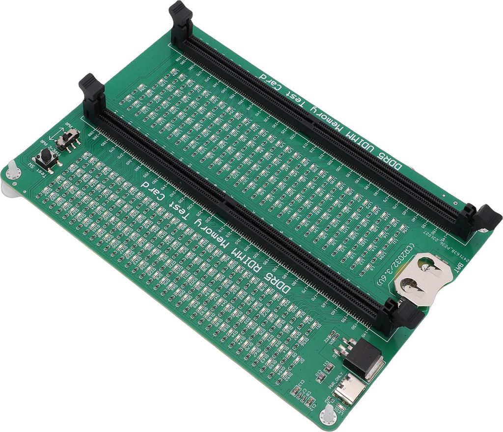 RAM-Speichertesterkarte mit LED-Anzeige DDR5UDMM DDR5RDIMM Speicherdiagnosegerät für Desktop Server