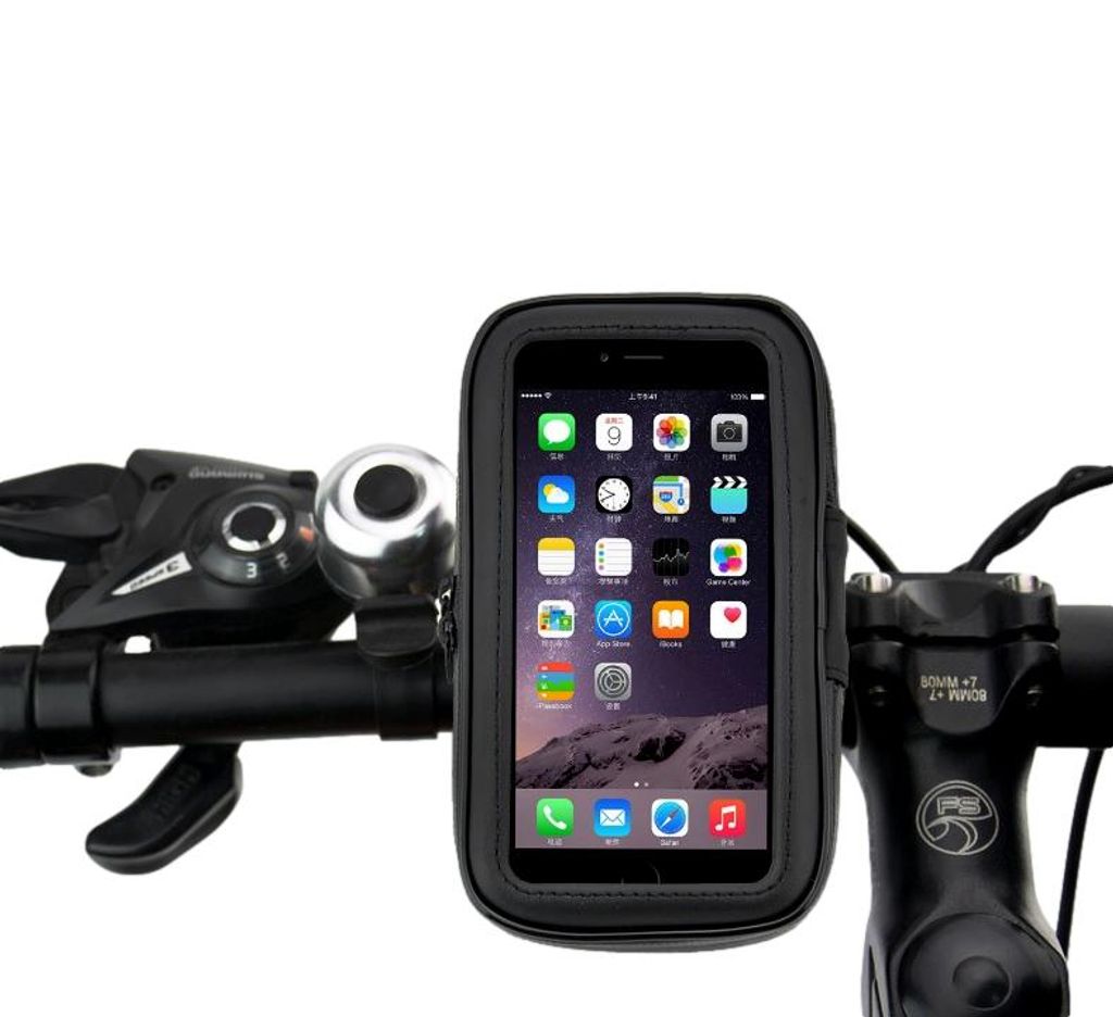 Alu 360° Fahrrad Halterung Handy Halter GPS Motorrad Bike Smartphone Universal 