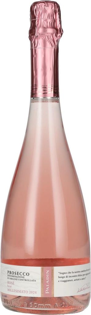 Paladin Prosecco Millesimato Brut Rosé 2021 Venetien | Produktbild 