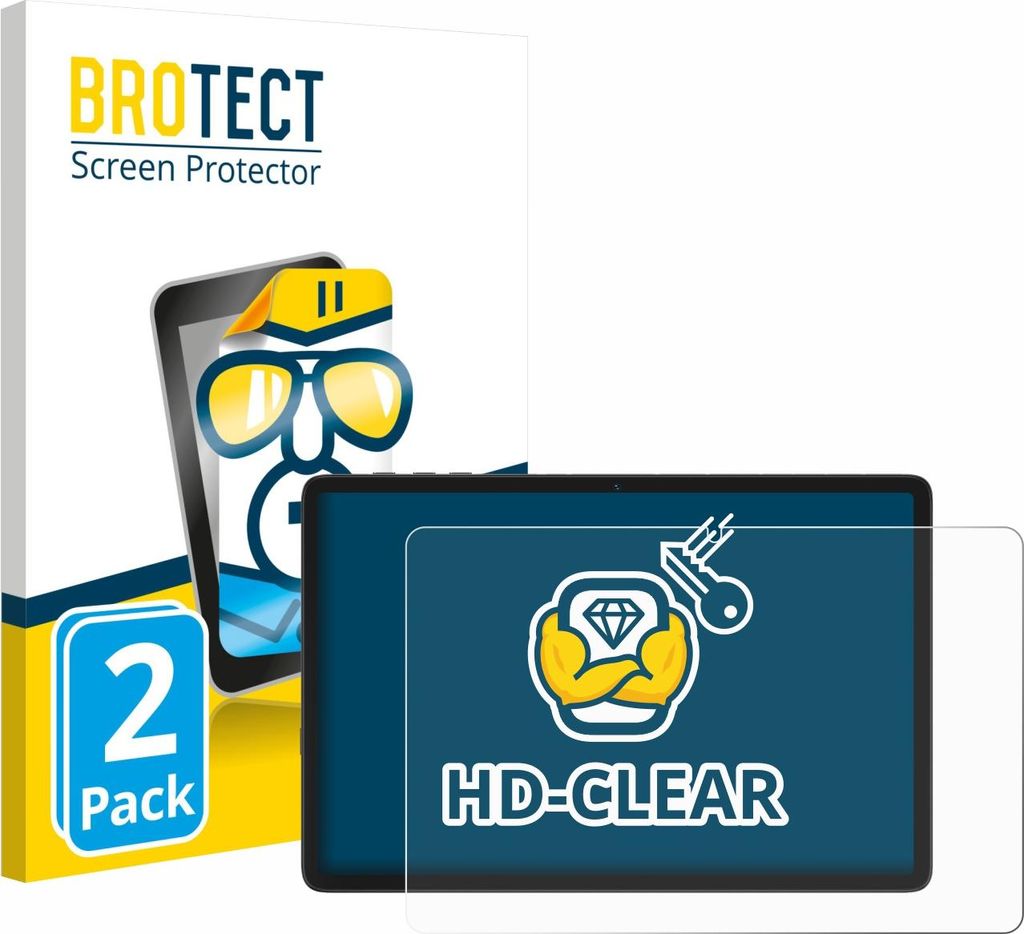 2x Für Tabwee T20 10.1" Schutzfolie BROTECT Displayschutz Produktbild 