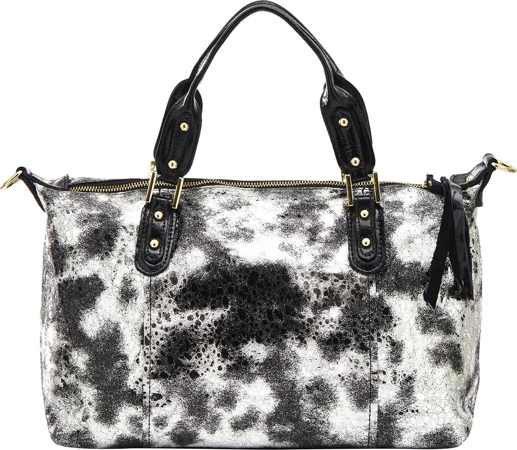 Borsa Donna Argento NAEMI - Tracolla Casual Chic in Pelle Sintetica