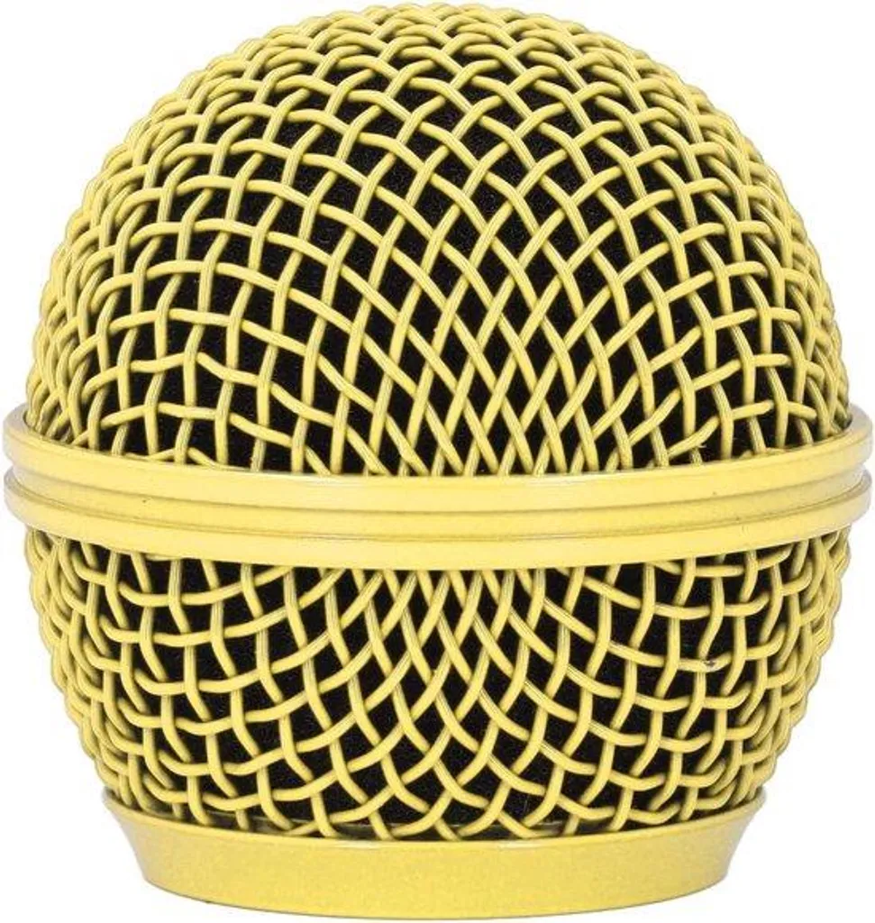 Grille de microphone en acier inoxydable doré - Filtre de rechange G9