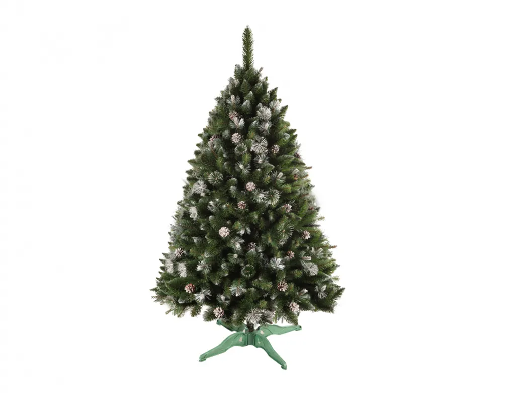 Sapin Artificiel de Noël 120 cm pour Petit Salon et Appartement