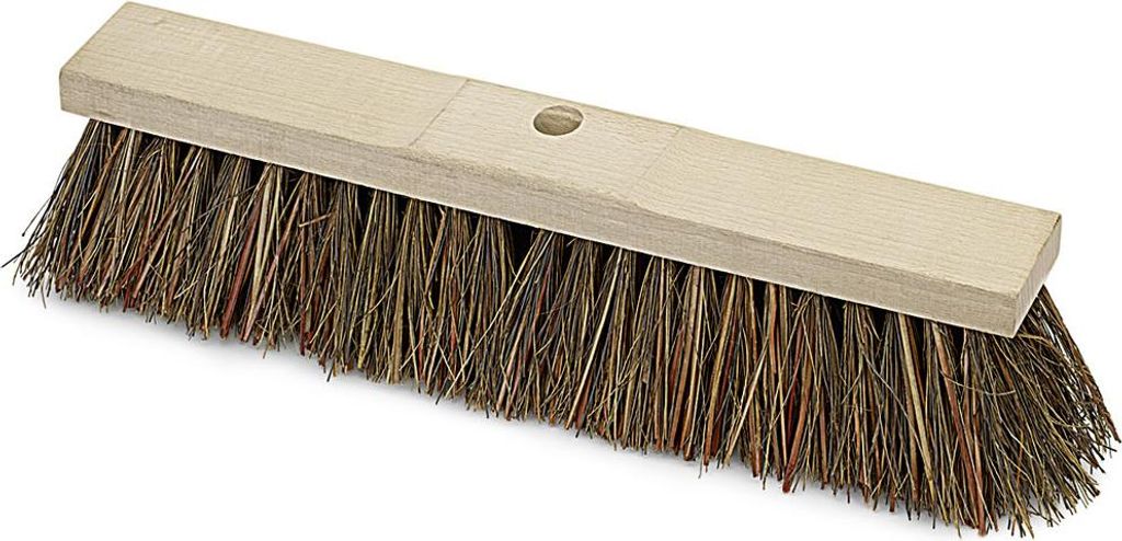 Nölle Profi Brush Straßenbesen Piassava 60 cm mit Sattelholzgriff | 1 Stück