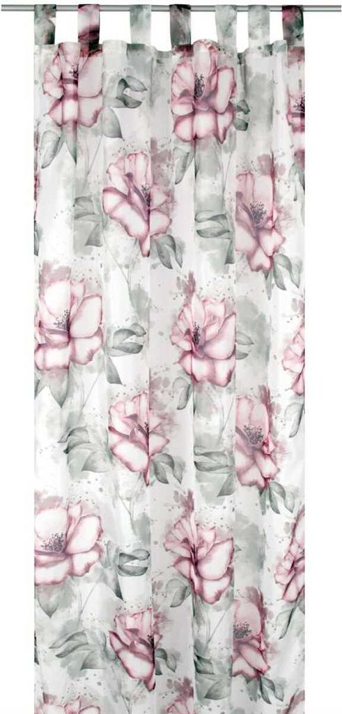Rideau 140x245cm Voile avec impression Flower Echarpe à Image du produit 