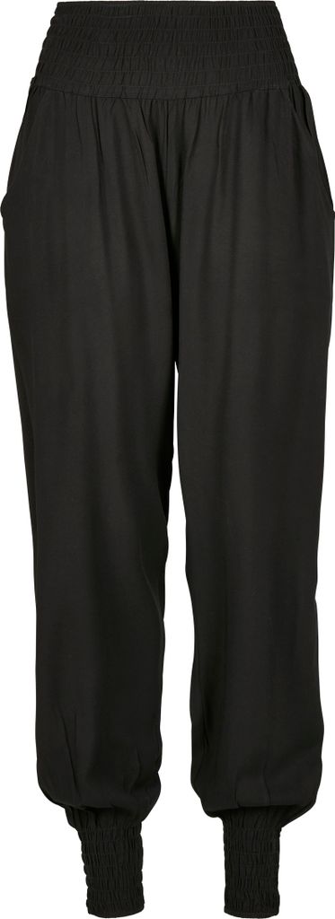 Urban Classics Stoffhose Damen Ladies Sarong Pants schwarz L