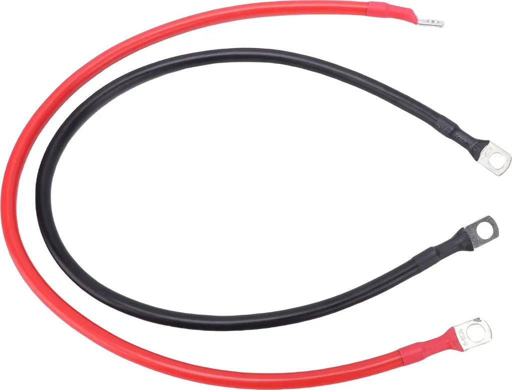Câble Batterie 6 AWG Anti-Corrosion pour Éviter les Pertes de Tension 61cm