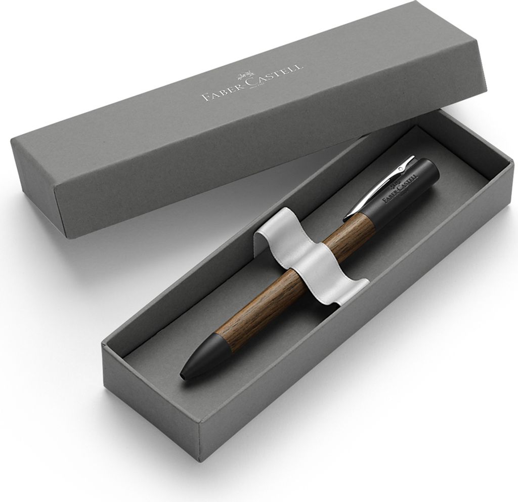 FABER-CASTELL Schreibgeräte-Etui Design grau für 1 Produktbild 