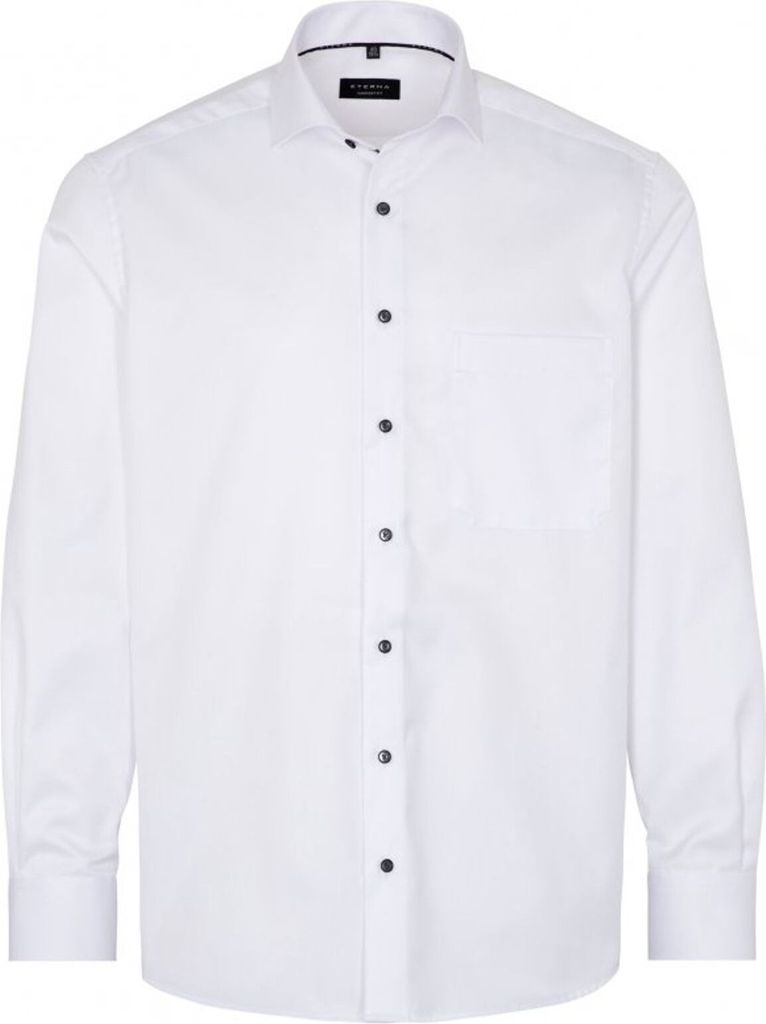 Eterna - Langarm Hemd Blickdicht Comfort Fit (8819 E18V), Größe:41, Farbe:Weiß (00)