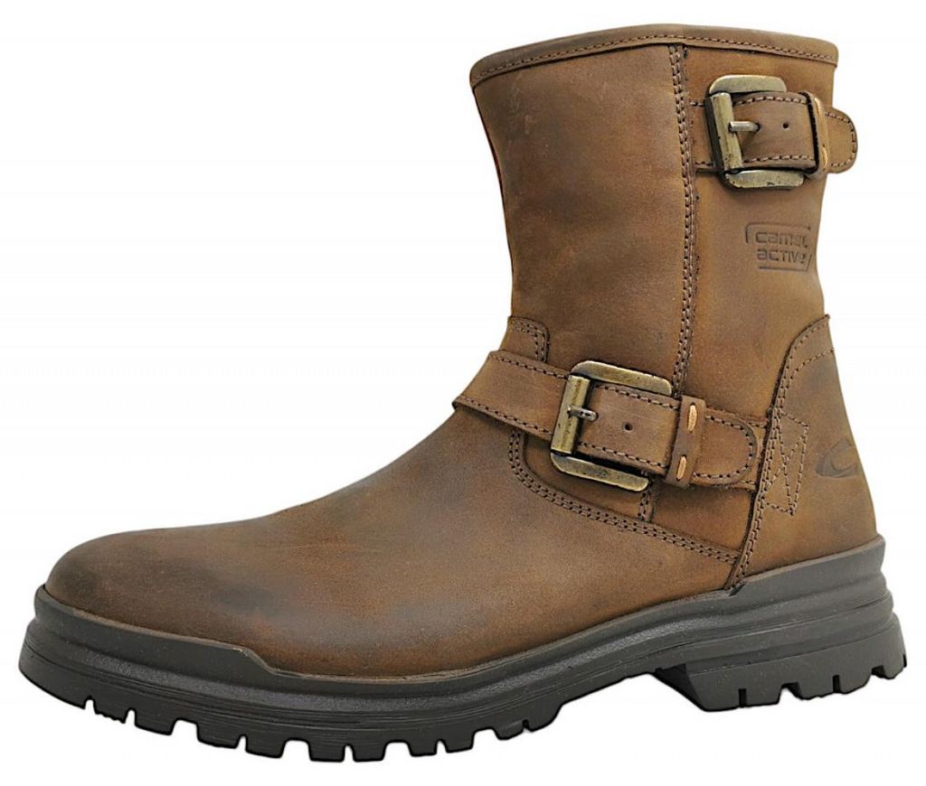 Camel Active: Scarpe da uomo, stivali marroni con fodera Immagine del prodotto 