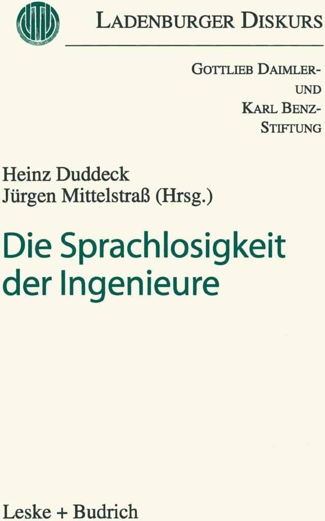 Die Sprachlosigkeit der Ingenieure