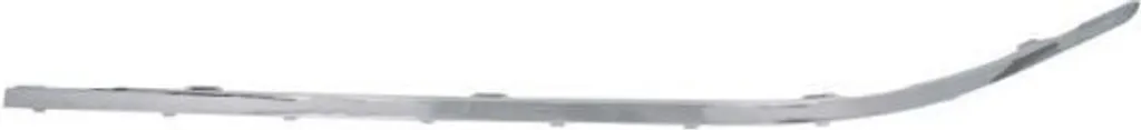 Baguette de pare-chocs avant gauche pour Série 7 E65 finition chrome