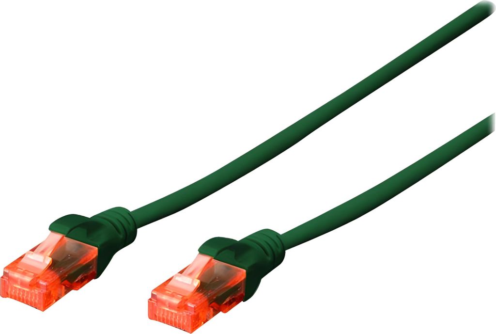 DIGITUS Patchkabel Kat. 6 U/UTP 1,0 m grün