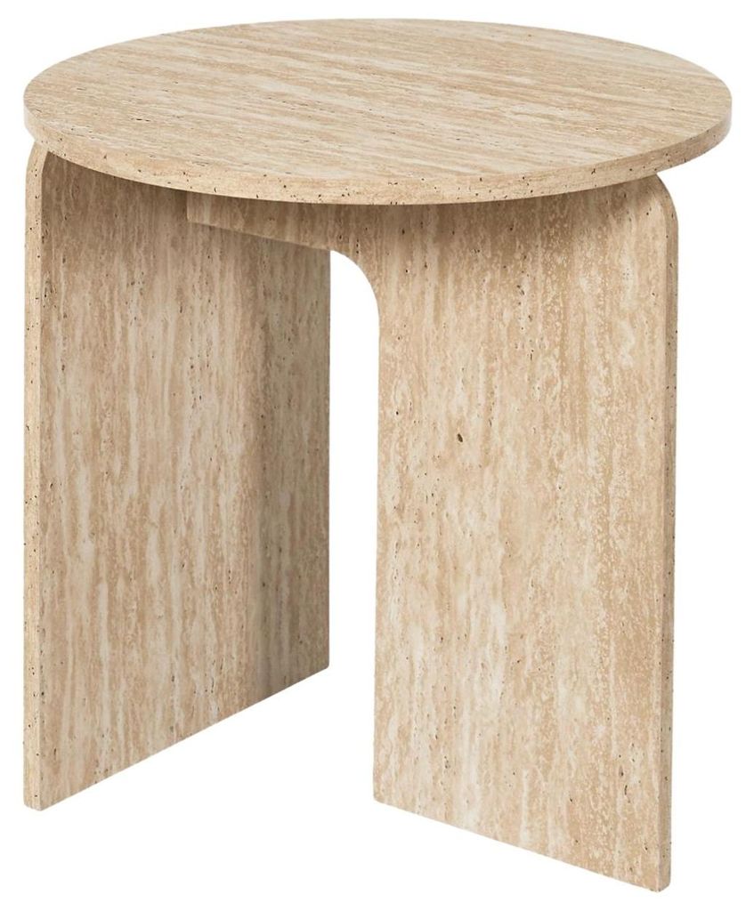 HowHomely | Couchtisch - Kaffeetisch - beige - 45 x 45 x 45 cm - modern und elegant - Beistelltisch