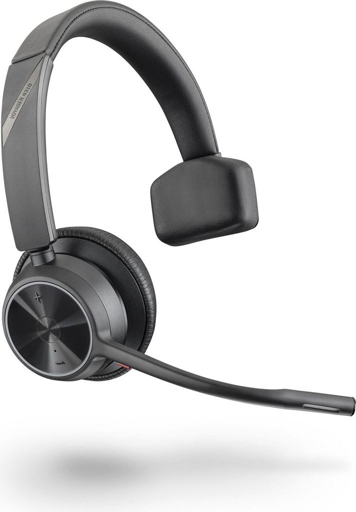 Poly Voyager 4300 UC Series 4310 - Headset - On-Ear - Bluetooth - kabellos - USB-A - Zoom Certified